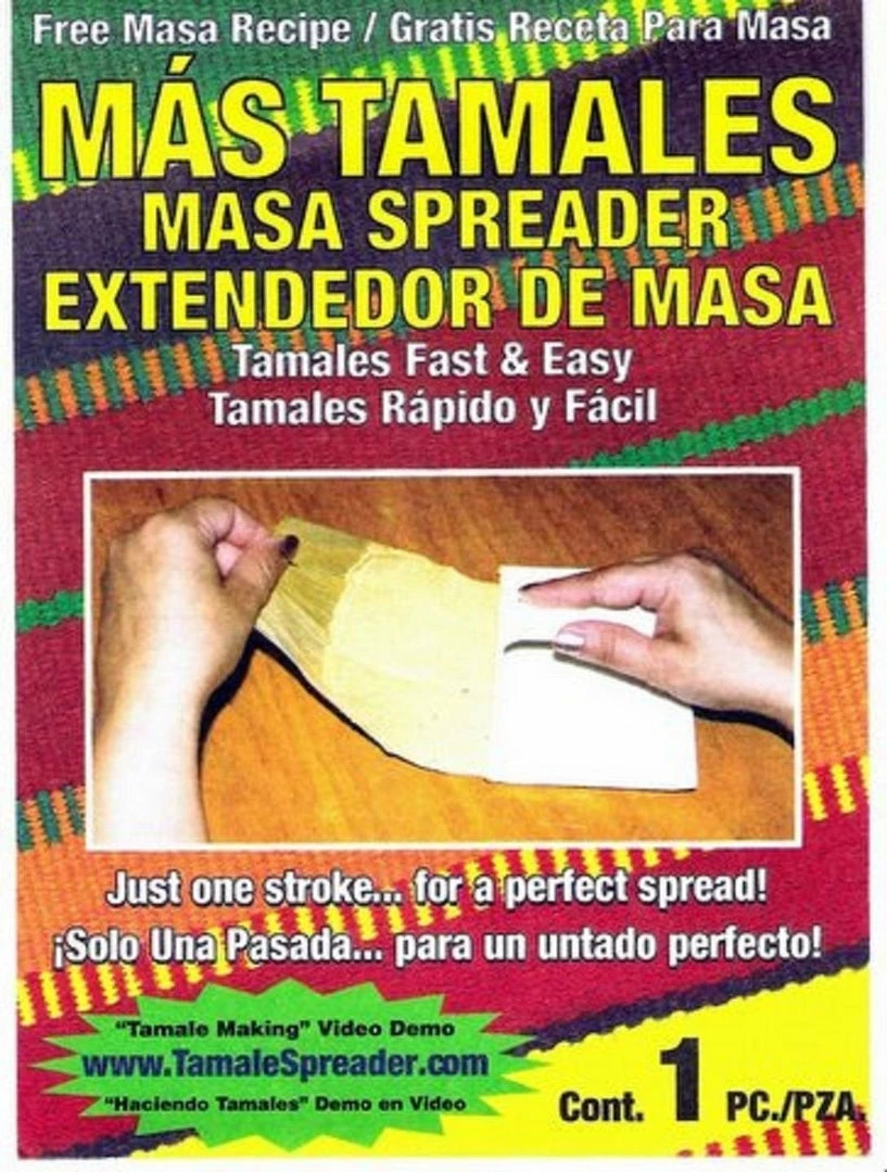 TVTimeDirect Houseware Tamales Masa Spreader - 4 Pack (Assorted Colors) 3 TVTimeDirect Houseware Tamales Masa Spreader - 4 Pack (Assorted Colors)