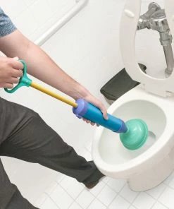 TVTimeDirect IdeaWorks Super Plunger, Blue Bed & Bath