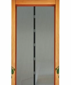 TVTimeDirect Outdoor & Garden IdeaWorks Insta-screen Magic Magnet Double Screen Door, Black