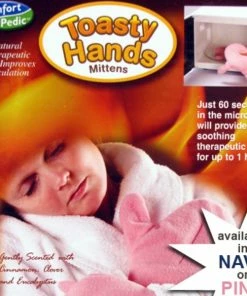 TVTimeDirect Sporting Goods Comfort Pedic Toasty Hands Heated Mittens ( Pink)