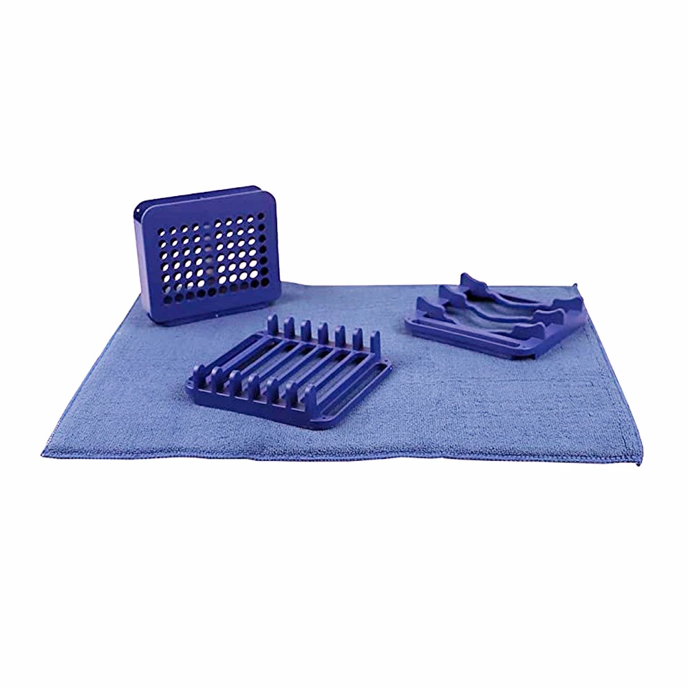 TVTimeDirect Dish Drying Mat With 3 Section Rack 4 TVTimeDirect Dish Drying Mat With 3 Section Rack