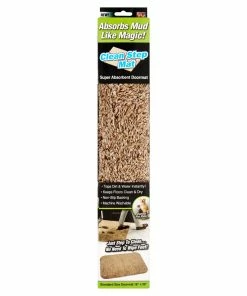 TVTimeDirect Clean Step Mat Doormat XL- 24" X 36" - Tan