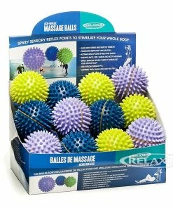 TVTimeDirect Acu Reflex Massage Balls 7.5 Cm Hands And Feet Trigger Point Hand Foot Pain Relief Muscle
