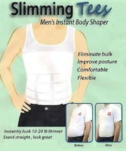 TVTimeDirect Slimming Tees- Men's Instant Body Shaper (Small) Clothing & Accessories 10 TVTimeDirect Slimming Tees- Men's Instant Body Shaper (Small) Clothing & Accessories