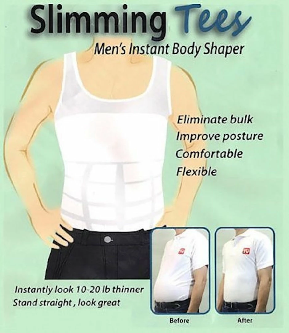 TVTimeDirect Slimming Tees- Men's Instant Body Shaper (Small) Clothing & Accessories 7 TVTimeDirect Slimming Tees- Men's Instant Body Shaper (Small) Clothing & Accessories