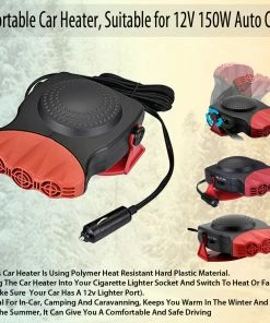 TVTimeDirect Portable Car Heater, Suitable For 12V 150W Auto Car Automotive