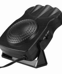 TVTimeDirect 12V Car Heater And Window Defroster- Black Automotive