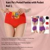 TVTimeDirect Aunt Flo's Period Panties With Pocket- Red- L