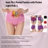 TVTimeDirect Aunt Flo's Period Panties With Pocket- Light Pink- L