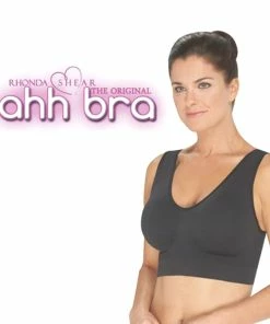 TVTimeDirect Ahh Bra - Women's Seamless Leisure Bra (Nude, Large) Bust: 38-40