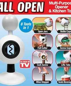 TVTimeDirect All Open Multi-Purpose Opener & Kitchen Tool- Multipurpose Opener