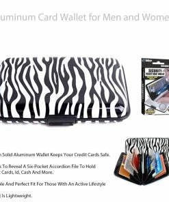 TVTimeDirect Aluminum Card Wallet For Men And Women Clothing & Accessories