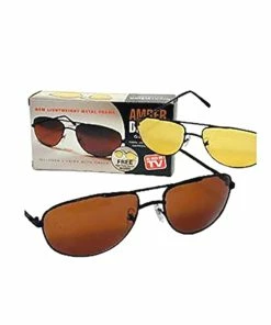 TVTimeDirect Amber Driver And Night Vision Glasses Automotive