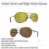 TVTimeDirect Amber Driver And Night Vision Glasses Automotive