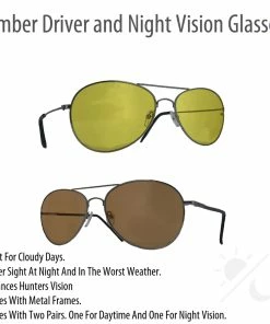 TVTimeDirect Amber Driver And Night Vision Glasses Automotive