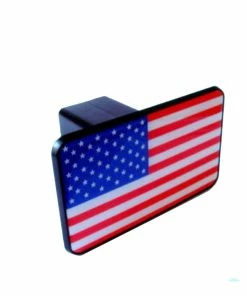 TVTimeDirect Truck Tails - Trailer Hitch Receiver Cover - USA Flag Automotive