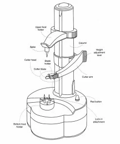 TVTimeDirect Rapid Peeler - One Touch Electric Action - Black