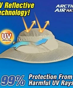 TVTimeDirect Arctic Hat - Evaporative Cooling Hat With UV Protection