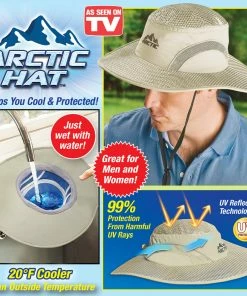 TVTimeDirect Arctic Hat - Evaporative Cooling Hat With UV Protection