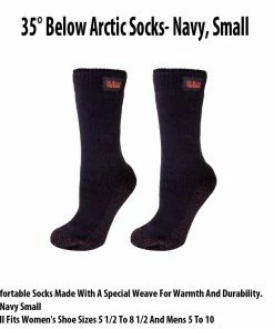 TVTimeDirect Clothing & Accessories 35° Below Arctic Socks- Navy, Small