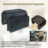 TVTimeDirect Eternal 6 Pocket Armrest Organizer Remote Reading Glasses Food