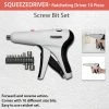 TVTimeDirect Outdoor & Garden SQUEEZEDRIVER- Ratcheting Driver 10 Piece Screw Bit Set 2 TVTimeDirect Outdoor & Garden SQUEEZEDRIVER- Ratcheting Driver 10 Piece Screw Bit Set