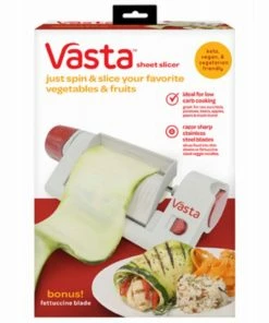 TVTimeDirect Vasta 2-In-1 Vegetable & Fruit Slicer