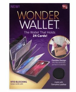 TVTimeDirect Clothing & Accessories Wonder Wallet- Black