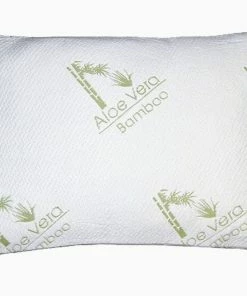 TVTimeDirect All That Jazz Aloe Vera Memory Foam Pillow - Firm (Queen)