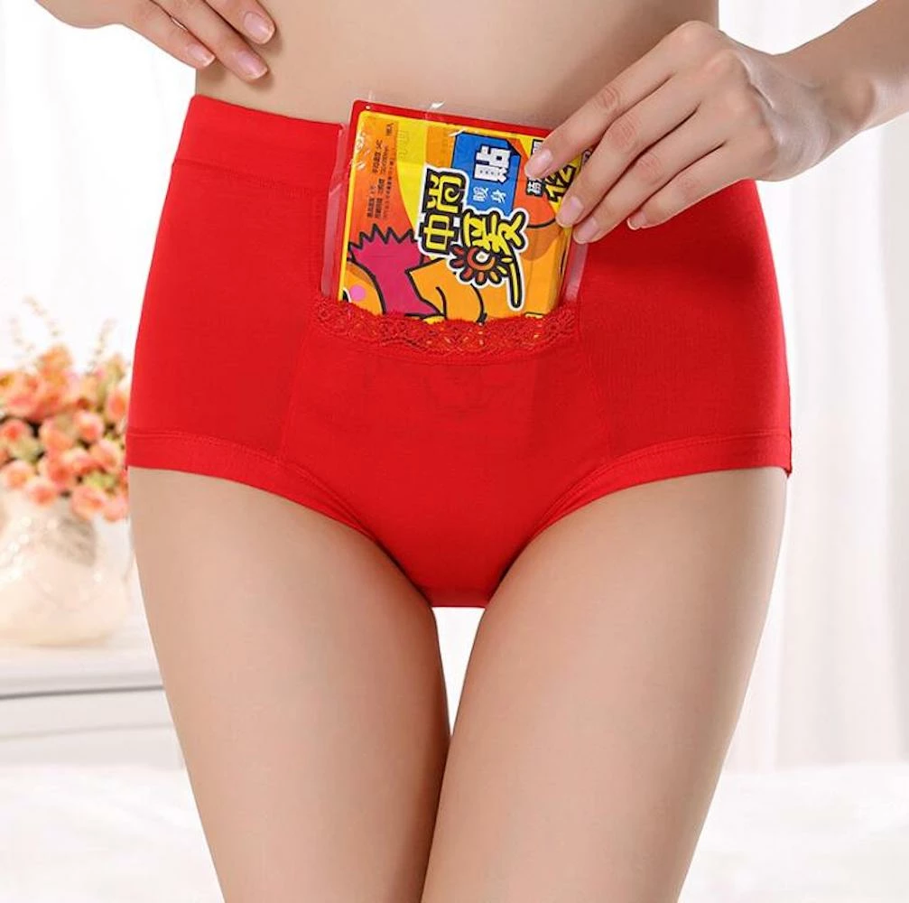 TVTimeDirect Aunt Flo's Period Panties With Pocket- Red- L 8 TVTimeDirect Aunt Flo's Period Panties With Pocket- Red- L