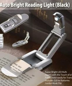 TVTimeDirect Auto Bright Reading Light (Black) Houseware