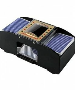 TVTimeDirect Jobar Automatic Card Shuffler- 2 Deck Card Shuffler Sporting Goods