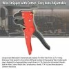 TVTimeDirect Wire Stripper With Cutter - Easy Auto-Adjustable Outdoor & Garden