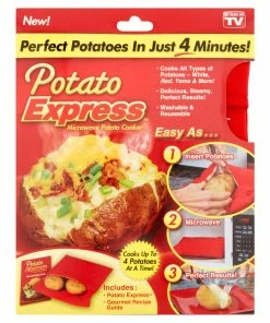 TVTimeDirect Kitchen Potato Express Microwave Potato Vegetable Cooker