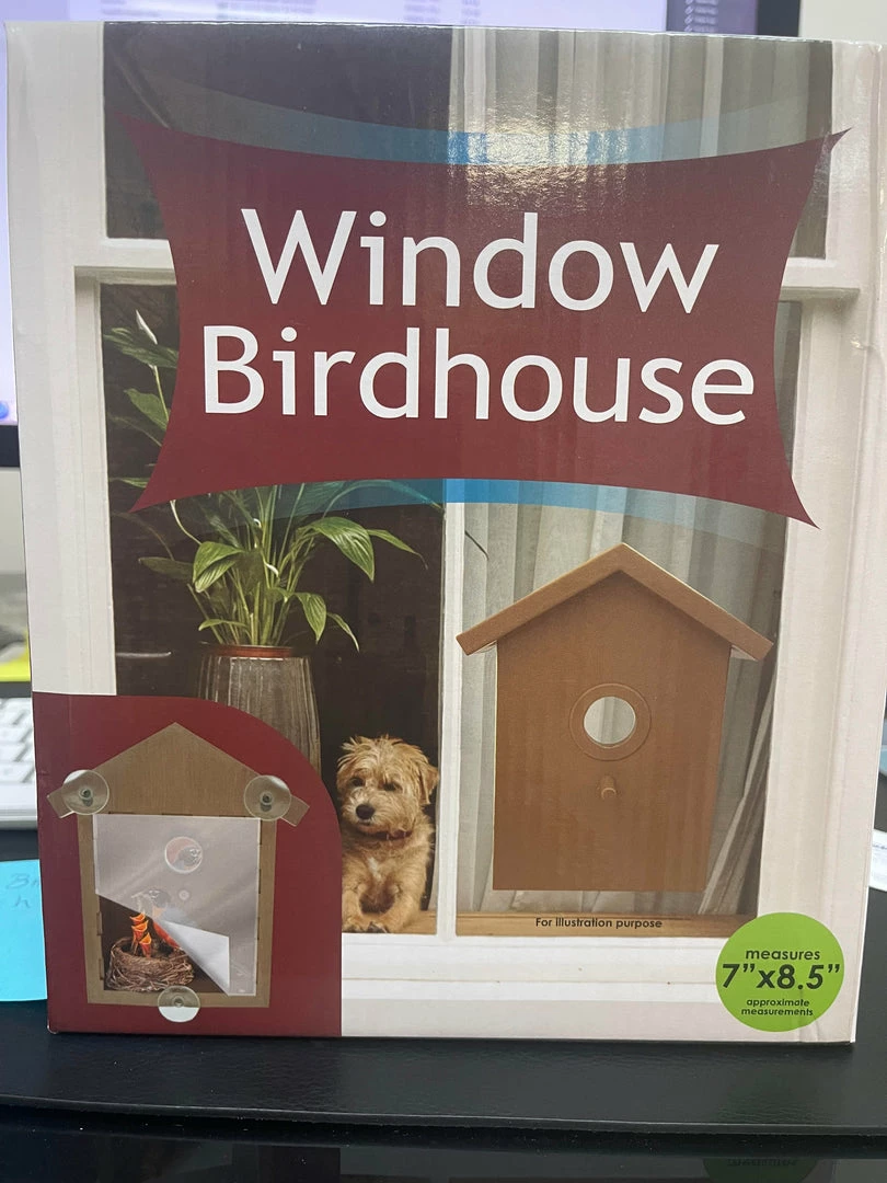 TVTimeDirect Window Birdhouse -See Through Spy One Way Mirrored Bird House 6 TVTimeDirect Window Birdhouse -See Through Spy One Way Mirrored Bird House