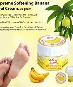 TVTimeDirect Health & Beauty Supreme Softening Banana Heel Cream, 20 Gram