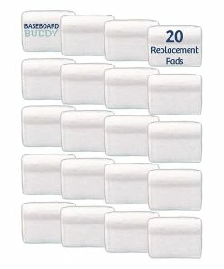 TVTimeDirect Baseboard Cleaning- Refill Sponges Only (20 Pack)