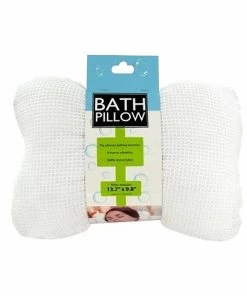 TVTimeDirect Soft Cloth Bath Pillow With Suction Cups