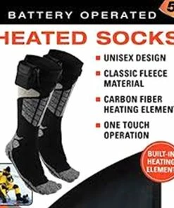 TVTimeDirect Clothing & Accessories Ideas In Motion Battery Operated Heated Socks Medium (Mens 9-12 Womens 10-13)