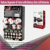 TVTimeDirect Battery Organizer & Tester With Battery Slots Cell Batteries Outdoor & Garden 1 TVTimeDirect Battery Organizer & Tester With Battery Slots Cell Batteries Outdoor & Garden