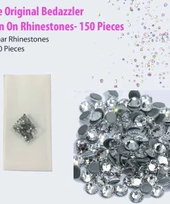 TVTimeDirect The Original Bedazzler Iron On Rhinestones- 150 Pieces