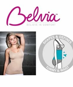 TVTimeDirect Belvia Shapewear Slimming Top (Beige) Medium