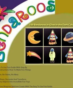 TVTimeDirect Toys & Games Bendaroos Glow In The Dark 100 Pc Kit (Mail Order Packaging)
