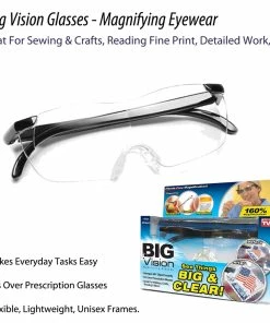 TVTimeDirect Big Vision Glasses - Magnifying Eyewear