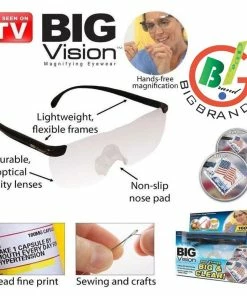 TVTimeDirect Big Vision Glasses - Magnifying Eyewear