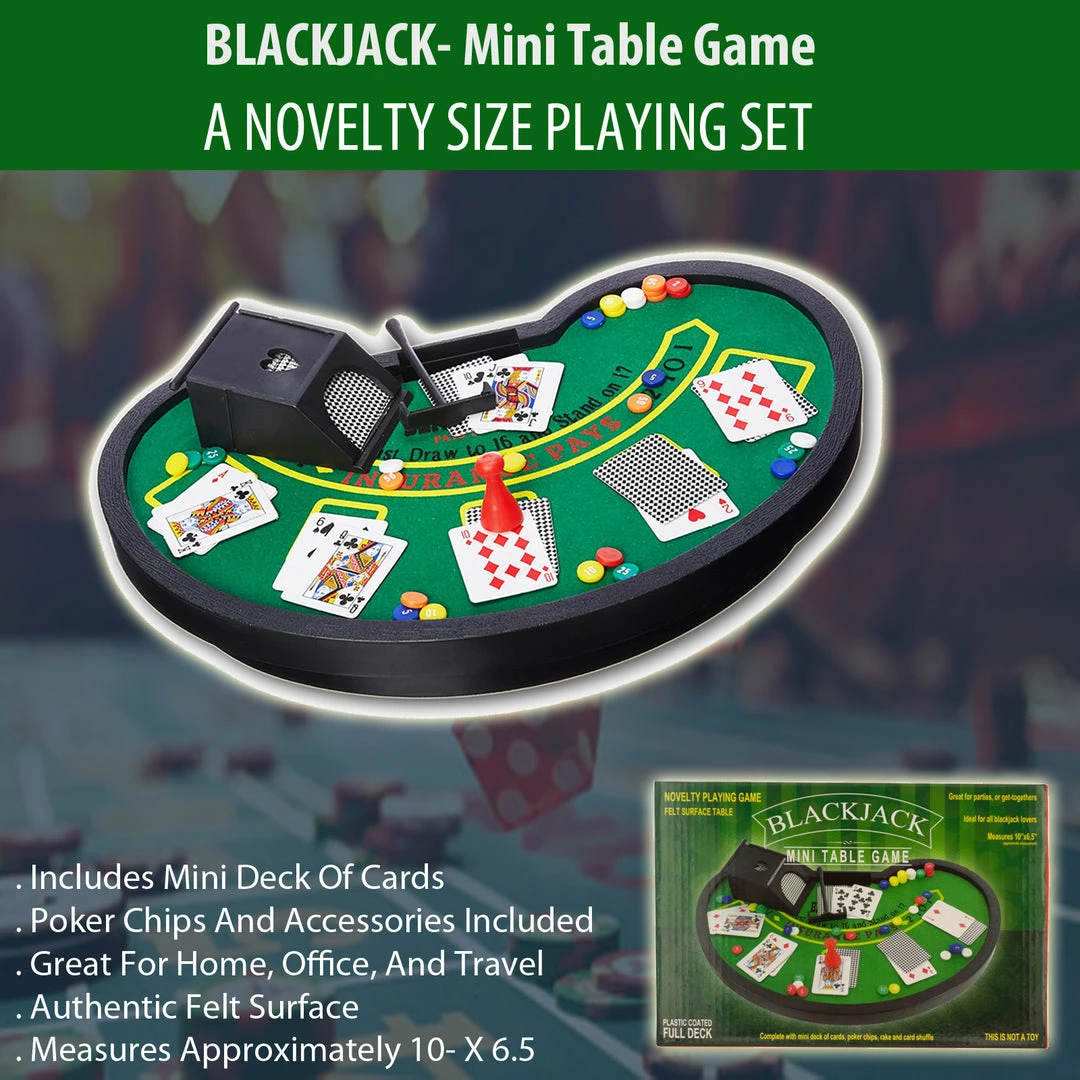 TVTimeDirect Sporting Goods BLACKJACK- Mini Table Game 3 TVTimeDirect Sporting Goods BLACKJACK- Mini Table Game