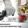 TVTimeDirect Bladerunner Kitchen Master With The Clean Cut Knife Sharpener Perfect "V-Edge"
