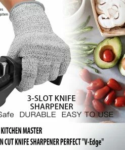 TVTimeDirect Bladerunner Kitchen Master With The Clean Cut Knife Sharpener Perfect "V-Edge"