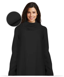 TVTimeDirect Cuddlee Blanket With Sleeves In Black