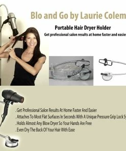TVTimeDirect Blo And Go By Laurie Coleman - Portable Hair Dryer Holder Health & Beauty